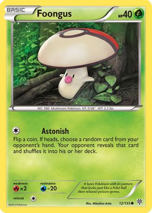 Foongus 012/135 - Plasma Storm Reverse Holofoil