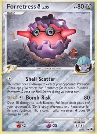 Forretress G 061/111 - Rising Rivals Reverse Holofoil
