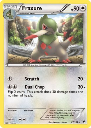 Fraxure 087/101 - Noble Victories Reverse Holofoil