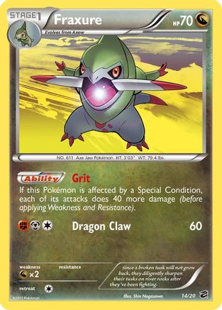 Fraxure 014/20 - Dragon Vault Holofoil
