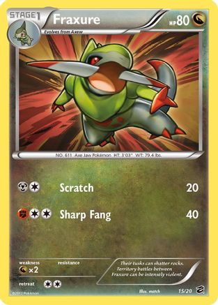 Fraxure 015/20 - Dragon Vault Holofoil
