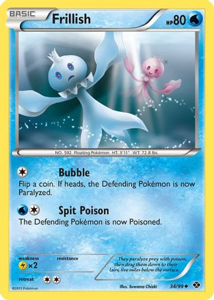 Frillish 034/99 - Next Destinies Reverse Holofoil