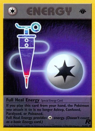 Full Heal Energy 081/82 - Team Rocket 1st Edition