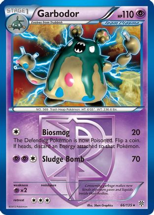 Garbodor (Team Plasma) 066/135 - Plasma Storm Holofoil