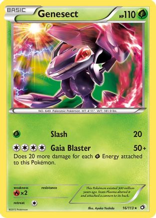Genesect 016/113 - Legendary Treasures Reverse Holofoil
