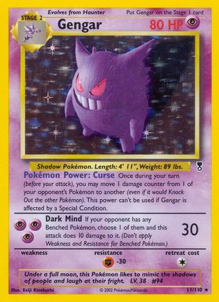Gengar 011/110 - Legendary Collection Reverse Holofoil