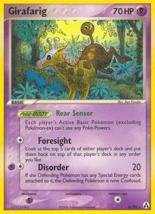 Girafarig 016/92 - Legend Maker Reverse Holofoil