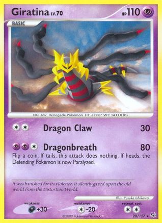 Giratina 028/127 - Platinum Reverse Holofoil