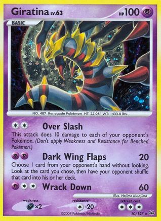 Giratina 010/127 - Platinum Holofoil