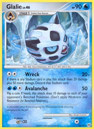 Glalie 018/99 - Arceus Reverse Holofoil