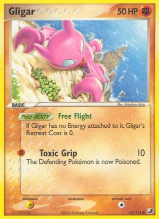 Gligar 057/115 - Unseen Forces Reverse Holofoil