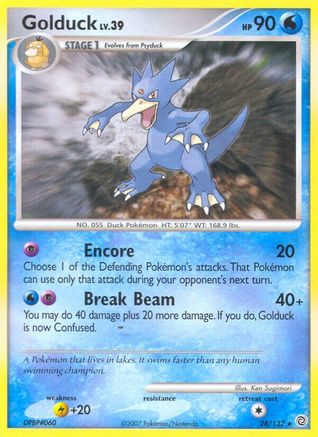 Golduck 028/132 - Secret Wonders Reverse Holofoil