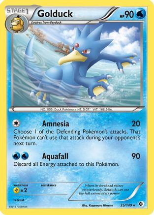 Golduck 035/149 - Boundaries Crossed Reverse Holofoil