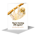 Sloth, Greeting Card (#8581S)