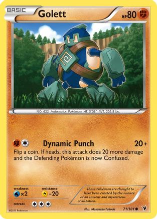 Golett 071/101 - Noble Victories Reverse Holofoil