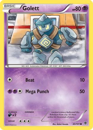 Golett 045/101 - Plasma Blast Reverse Holofoil