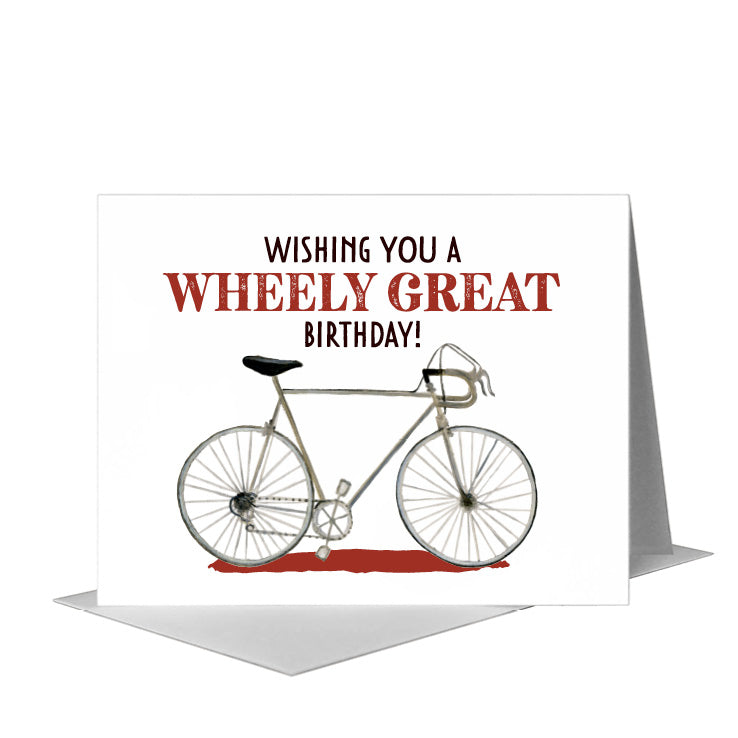 Vintage 10-Speed Bicycle, Greeting Card (#8583D)