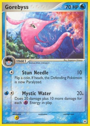 Gorebyss 018/101 - Hidden Legends Reverse Holofoil
