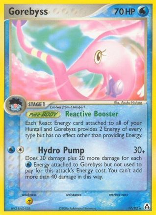 Gorebyss 017/92 - Legend Maker Reverse Holofoil