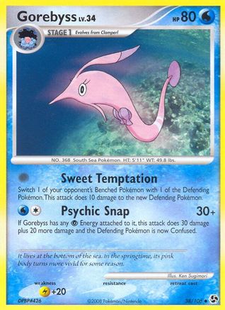 Gorebyss 038/106 - Great Encounters Reverse Holofoil