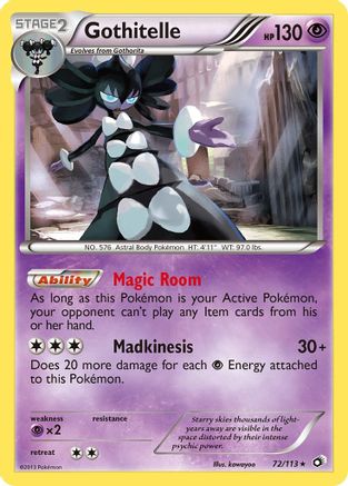 Gothitelle 072/113 - Legendary Treasures Reverse Holofoil