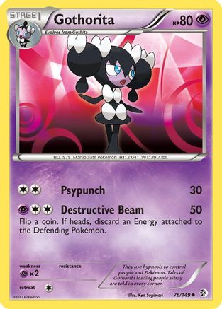 Gothorita 076/149 - Boundaries Crossed Reverse Holofoil