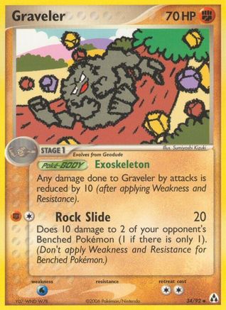 Graveler 034/92 - Legend Maker Reverse Holofoil