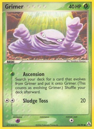 Grimer 054/92 - Legend Maker Reverse Holofoil