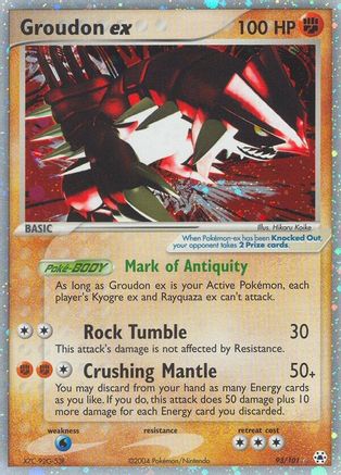 Groudon ex 093/101 - Hidden Legends Holofoil