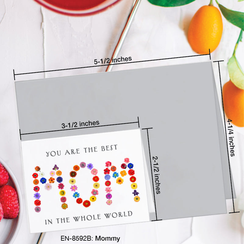 Mommy, Greeting Card (#8592B)