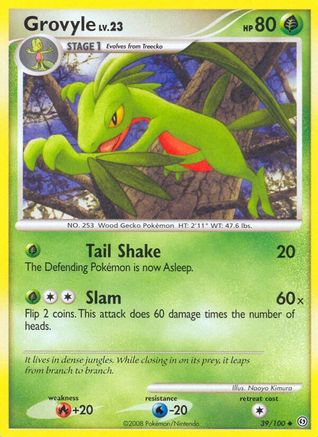 Grovyle 039/100 - Stormfront Reverse Holofoil