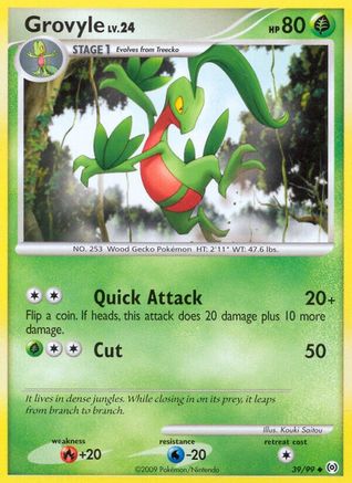 Grovyle 039/99 - Arceus Reverse Holofoil