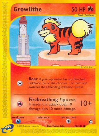 Growlithe 080/147 - Aquapolis