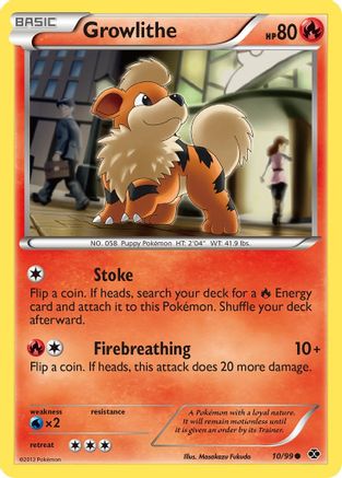 Growlithe 010/99 - Next Destinies Reverse Holofoil