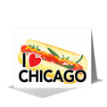 Hot Dog, Greeting Card (#8596T)