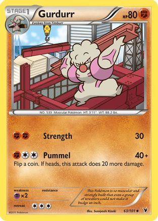 Gurdurr 063/101 - Noble Victories Reverse Holofoil