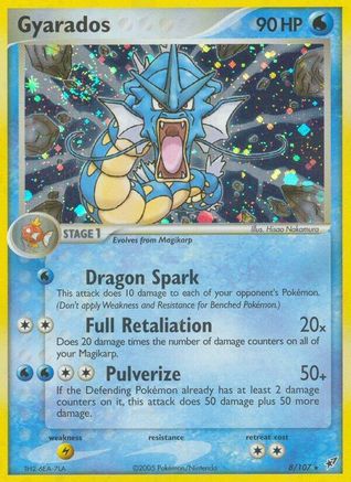 Gyarados 008/107 - Deoxys Holofoil