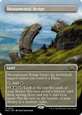 Monumental Henge (Borderless) (MH3-354) - Modern Horizons 3 (Borderless) Foil