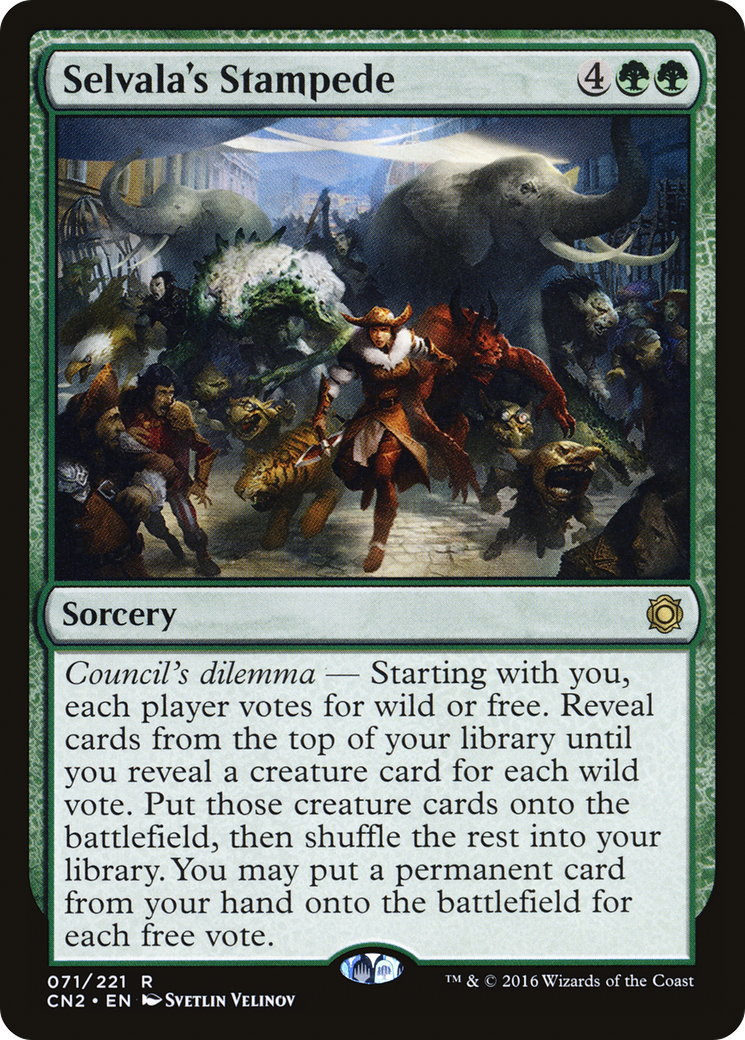 Selvala's Stampede (CN2-071) - Conspiracy: Take the Crown
