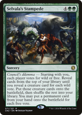 Selvala's Stampede (CN2-071) - Conspiracy: Take the Crown Foil