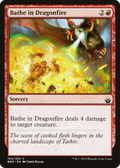 Bathe in Dragonfire (BBD-164) - Battlebond Foil