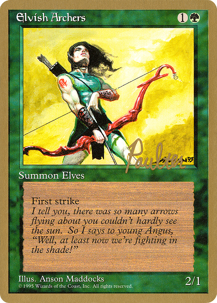 Elvish Archers (WCD-) - Pro Tour Collector Set