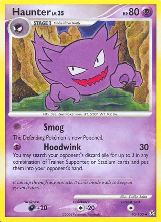 Haunter 040/100 - Stormfront Reverse Holofoil