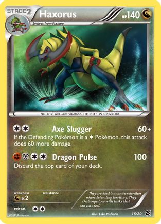 Haxorus 016/20 - Dragon Vault Holofoil