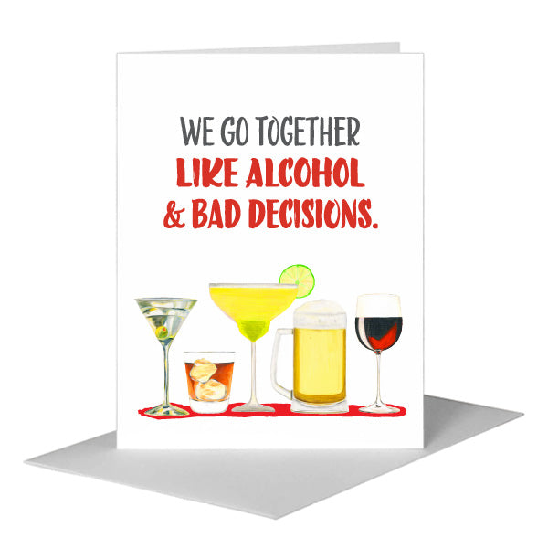 Cocktails, Greeting Card (#8605EA)