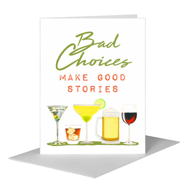 Cocktails, Greeting Card (#8605HA)