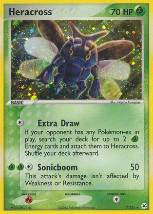 Heracross 007/101 - Hidden Legends Reverse Holofoil