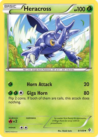 Heracross 008/149 - Boundaries Crossed