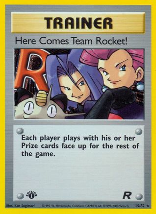 Here Comes Team Rocket! 015/82 - Team Rocket 1st Edition Holofoil
