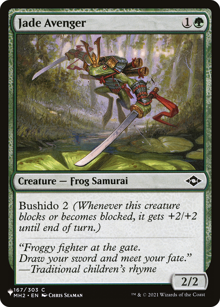Jade Avenger (LIST-MH2-167) - The List